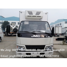 2015 NEW Condition y Euro 4 JMC Shunda camión frigorífico congelado 4-5T a la venta en Perú